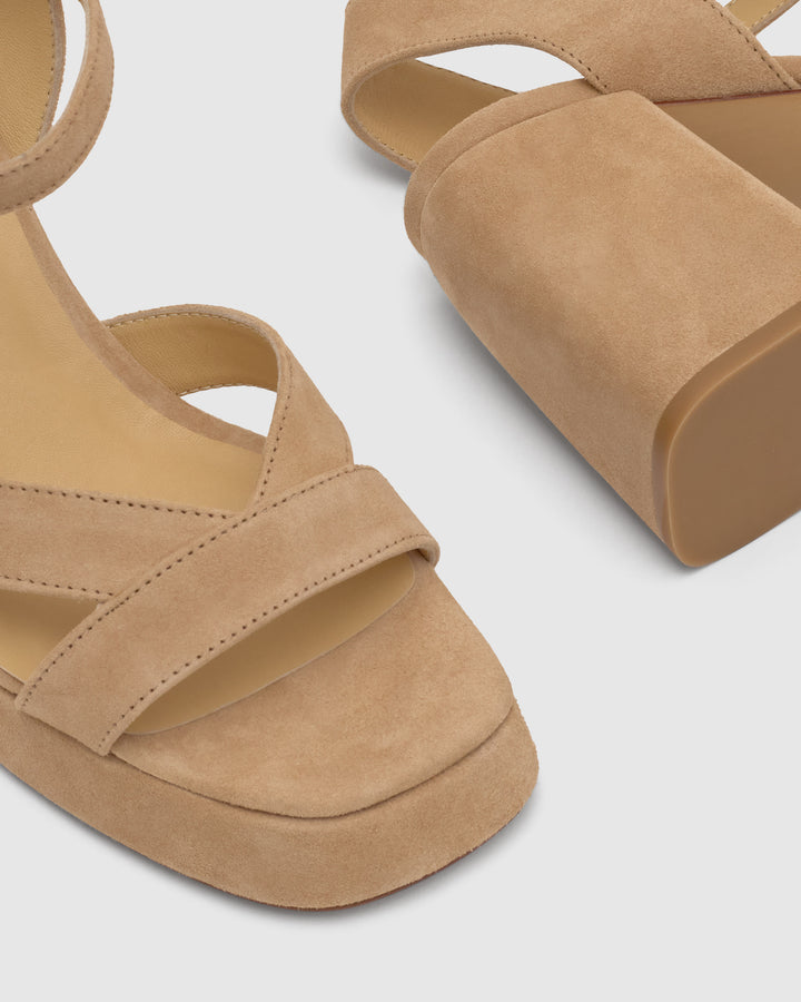 Castañer Calzado de Mujer estilo Sandalia con Tacón de 10cm de altura | Castañer Grandes descuentos