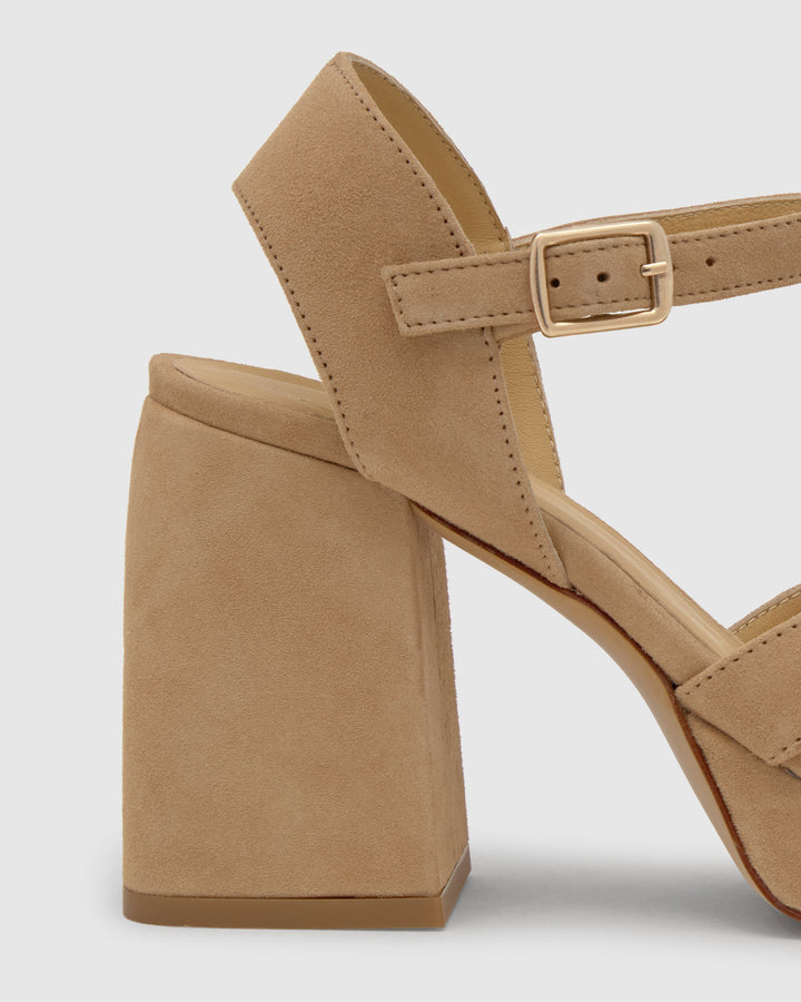 Castañer Calzado de Mujer estilo Sandalia con Tacón de 10cm de altura | Castañer Grandes descuentos