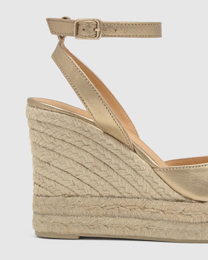 Castañer Alpargata de Mujer estilo Sandalia con Cuña de 11cm de altura | Castañer Última moda