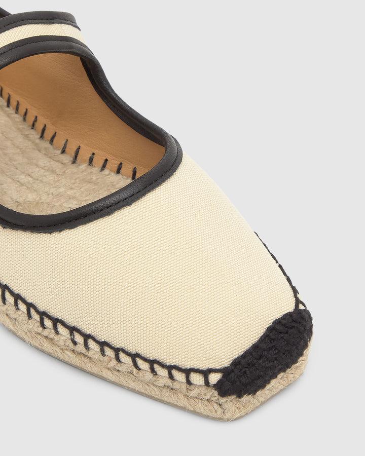Castañer Alpargata de Mujer estilo Bailarina con Plana de 2cm de altura | Castañer Descuento por venta flash