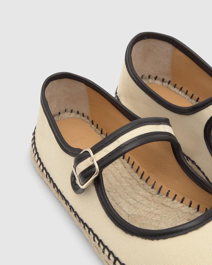 Castañer Alpargata de Mujer estilo Bailarina con Plana de 2cm de altura | Castañer Descuento por venta flash