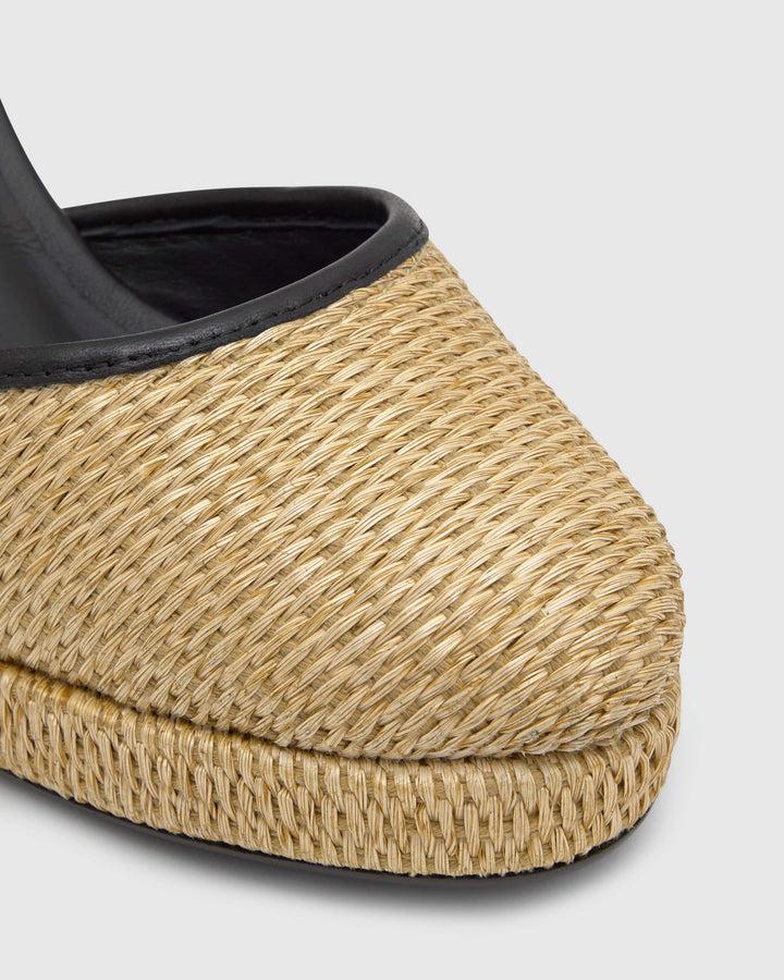 Castañer Alpargata de Mujer estilo Pala Talon con Cuña de 9cm de altura | Castañer Outlet online