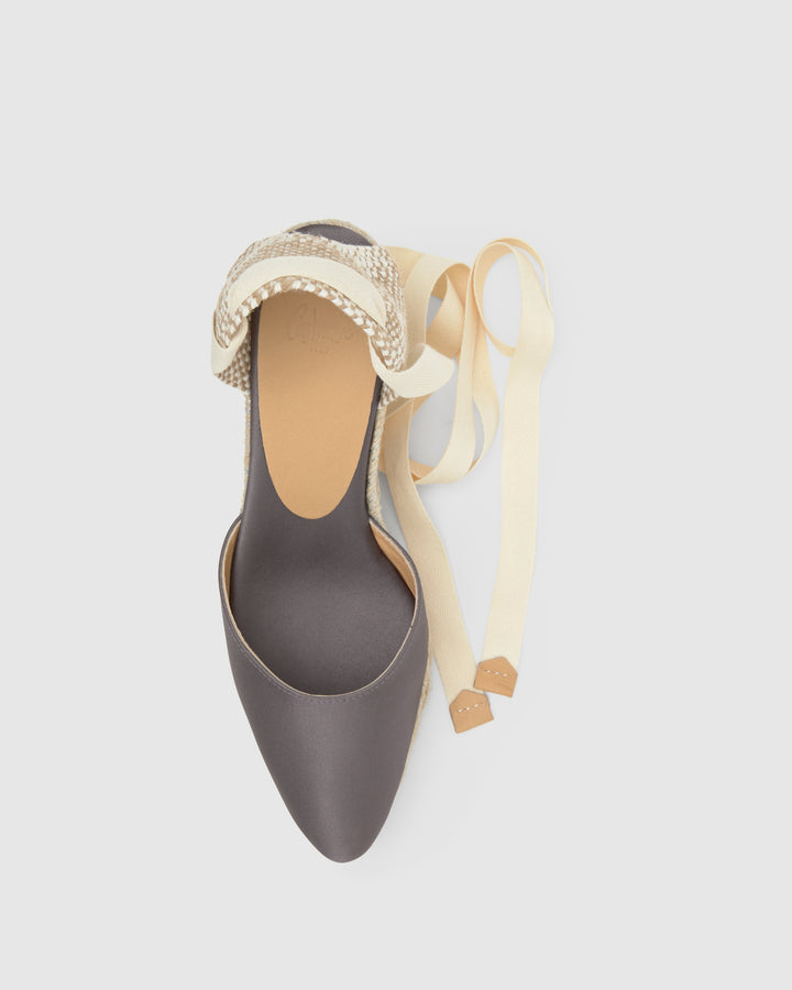 Castañer Alpargata de Mujer estilo Pala Talon con Cuña de 9cm de altura | Castañer En oferta