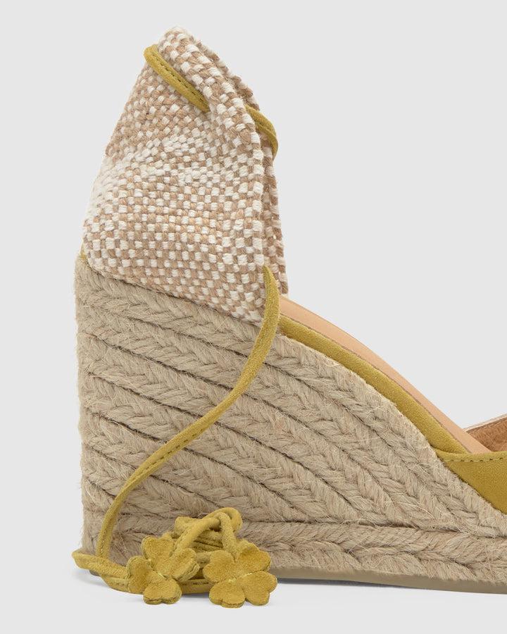 Castañer Alpargata de Mujer estilo Pala Talon con Cuña de 9cm de altura | Castañer Rebajas online