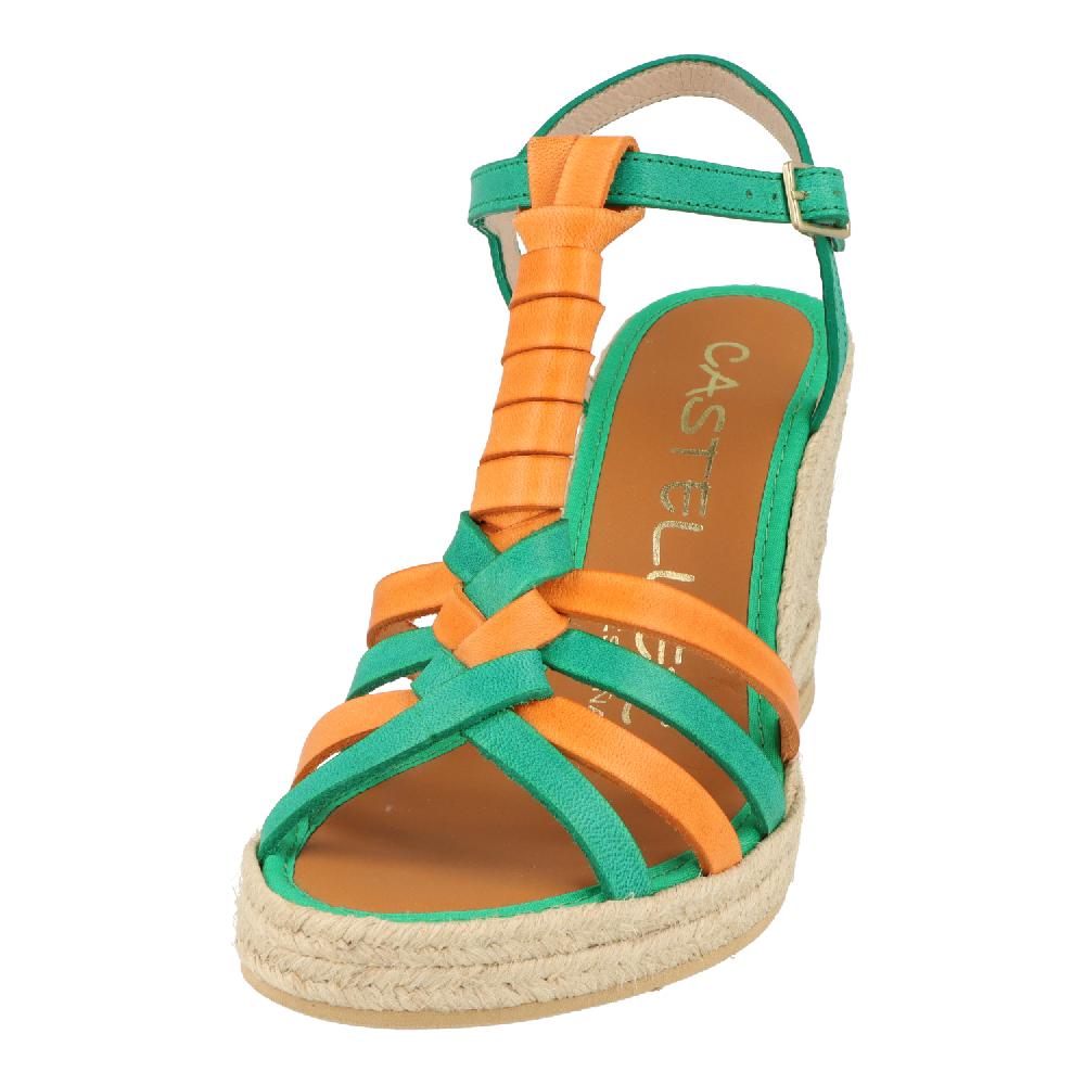 Casteller 883 / Piel Menta Melocotón – Calzados Casteller Gran oferta
