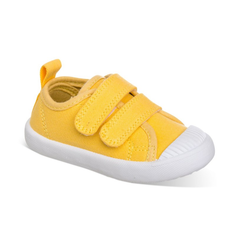 Chetto Lona color amarillo fácil de combinar con dos Velcros puntera de goma y gran flexibilidad Últimos 2 días