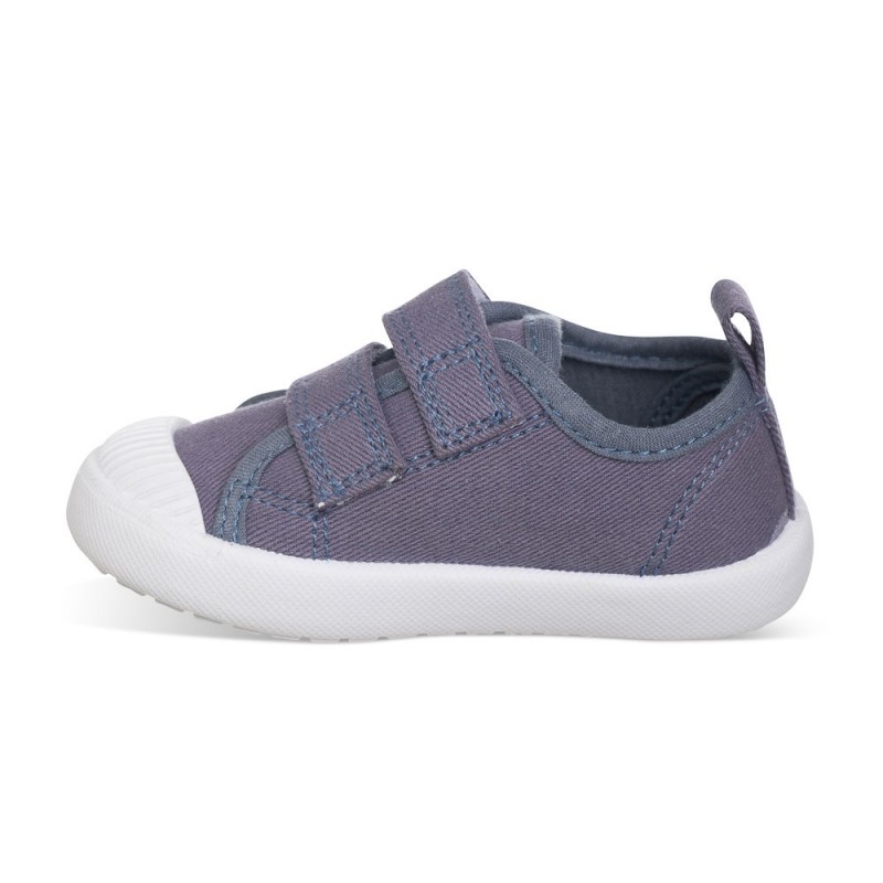 Chetto Lona color gris fácil de combinar con dos Velcros puntera de goma y gran flexibilidad Promoción por tiempo limitado