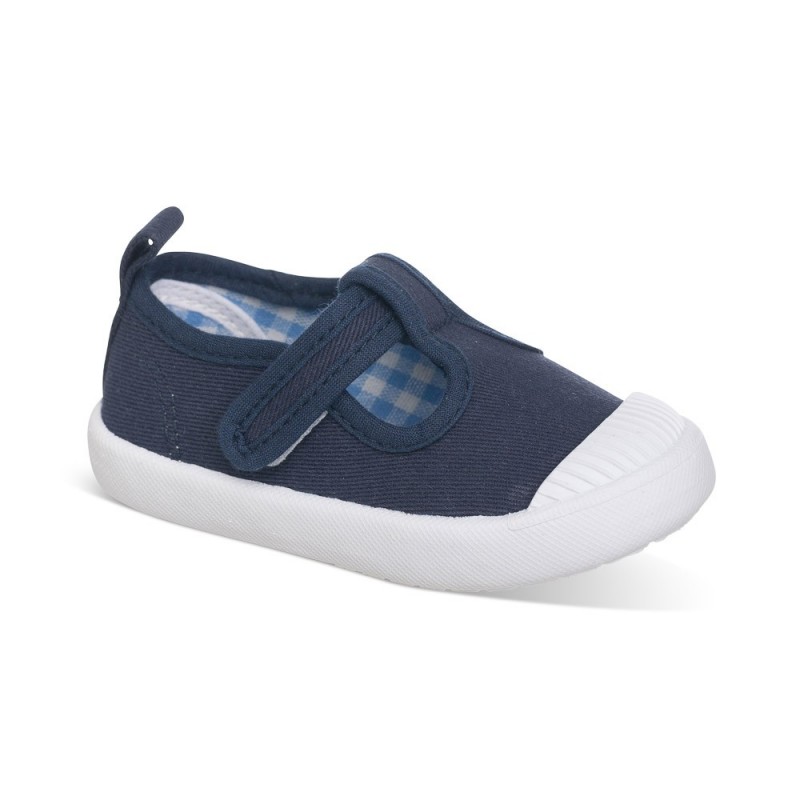 Chetto Lona azul con Velcro básica versátil y cómoda Ideal para combinar con todo y disfrutar los días de verano Solo queda un día