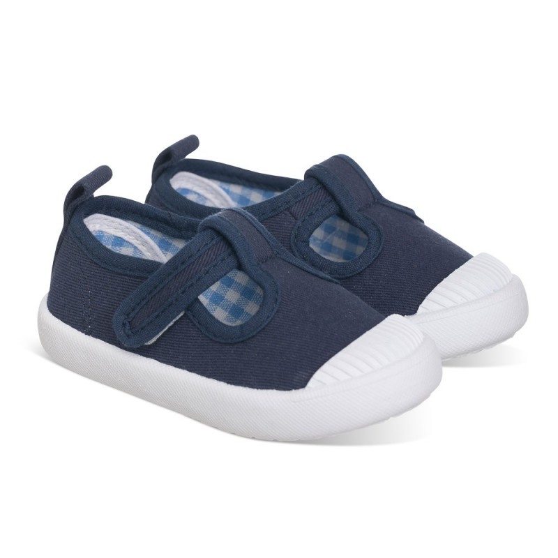 Chetto Lona azul con Velcro básica versátil y cómoda Ideal para combinar con todo y disfrutar los días de verano Solo queda un día