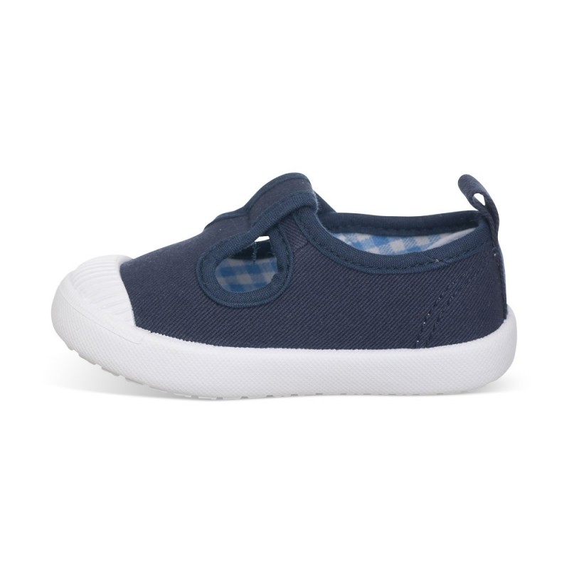 Chetto Lona azul con Velcro básica versátil y cómoda Ideal para combinar con todo y disfrutar los días de verano Solo queda un día