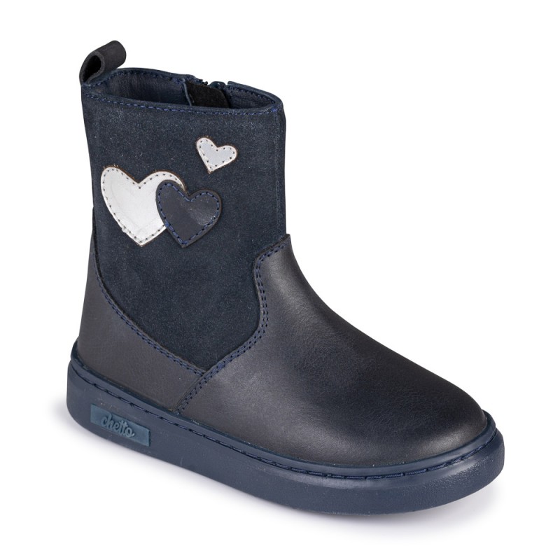 Chetto BOTA EN PIEL - NIÑA - CORAZONES - CHETTO Mejor oferta