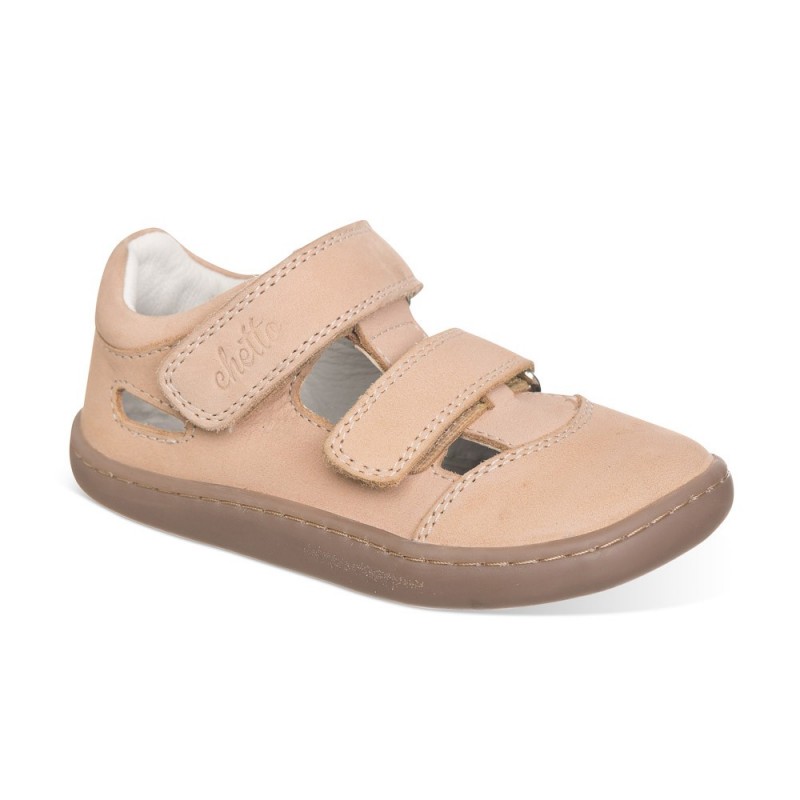 Chetto Cangrejera dos Velcros color rosa confeccionada en piel y 100% respetuosa Ofertas especiales