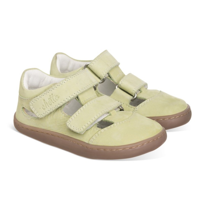 Chetto Cangrejera Barefoot azul para Niños confeccionada en piel y 100% respetuosa Grandes ahorros