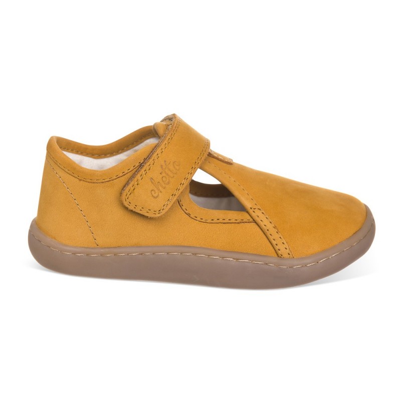 Chetto Cangrejera Barefoot camel para Niños confeccionada en piel y 100% respetuosa
