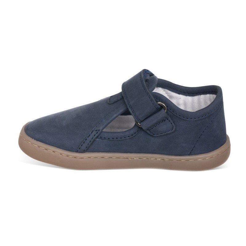 Chetto Cangrejera Barefoot azul para Niños confeccionada en piel y 100% respetuosa Precio ultrabajo
