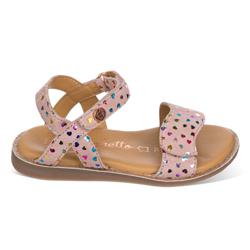 Chetto Sandalia de estampado corazones