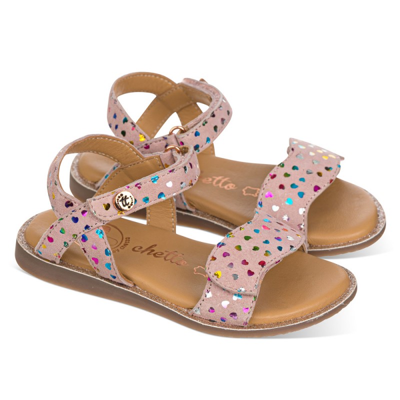 Chetto Sandalia de estampado corazones Mejor oferta