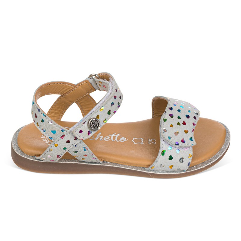 Chetto Sandalia de estampado corazones