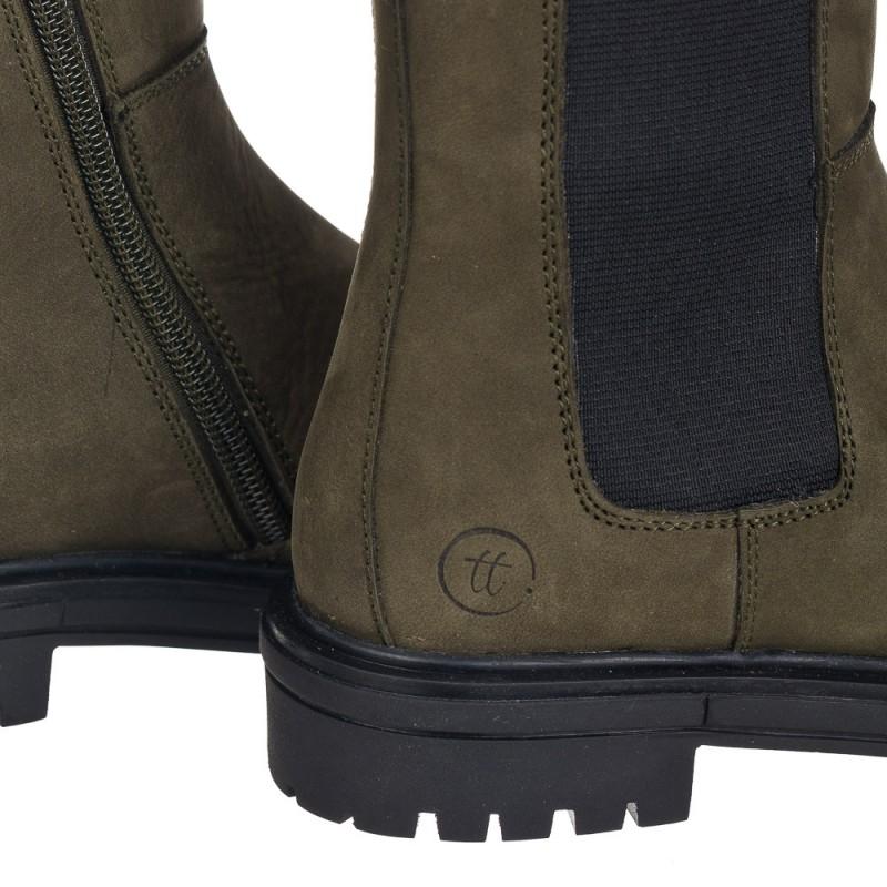 Chetto Bota tenncia en piel Tienda de fábrica