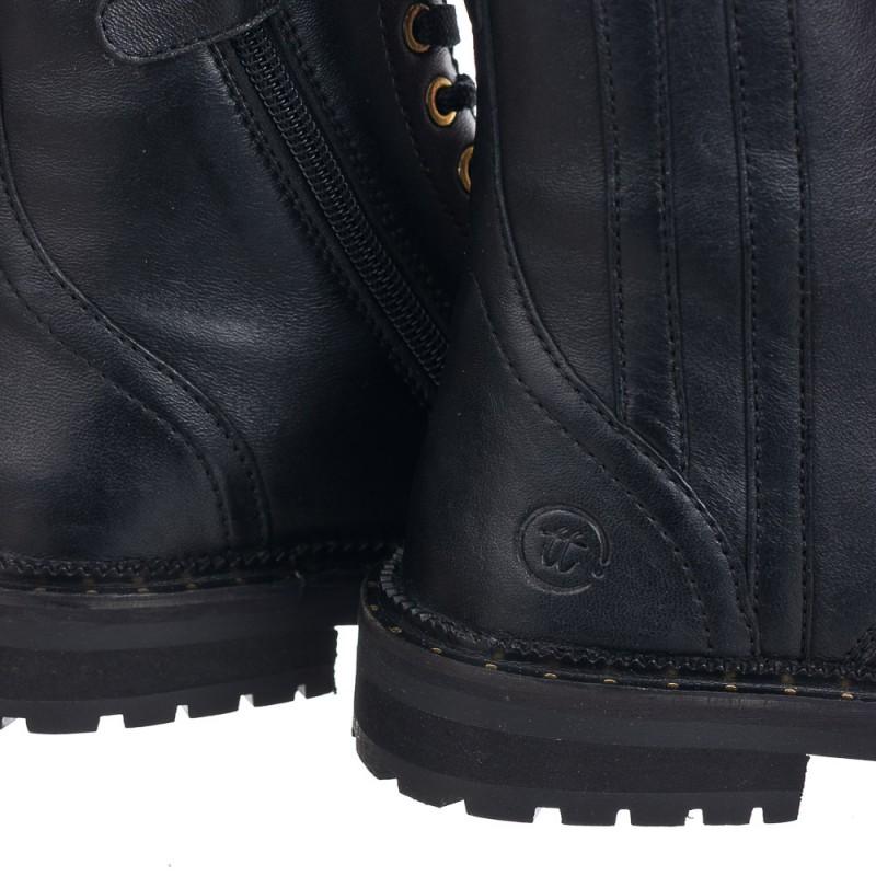 Chetto Botin Elegante en piel Libre de impuestos