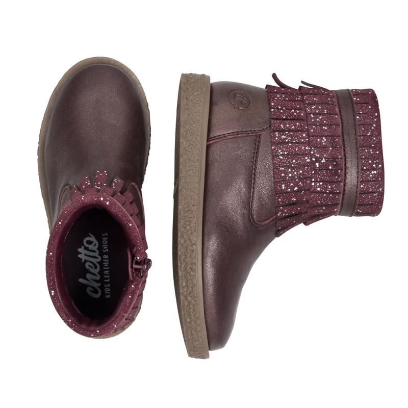 Chetto Botin flecos en piel Rebajas