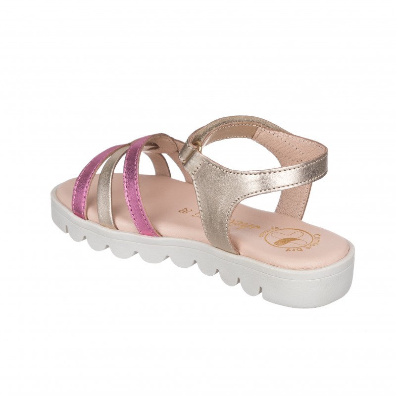 Chetto Sandalia toda en piel con suela hiper flexible Venta caliente