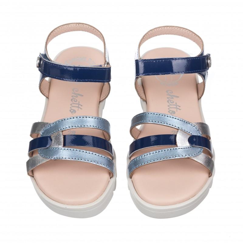 Chetto Sandalia toda en piel con suela hiper flexible Gran oferta