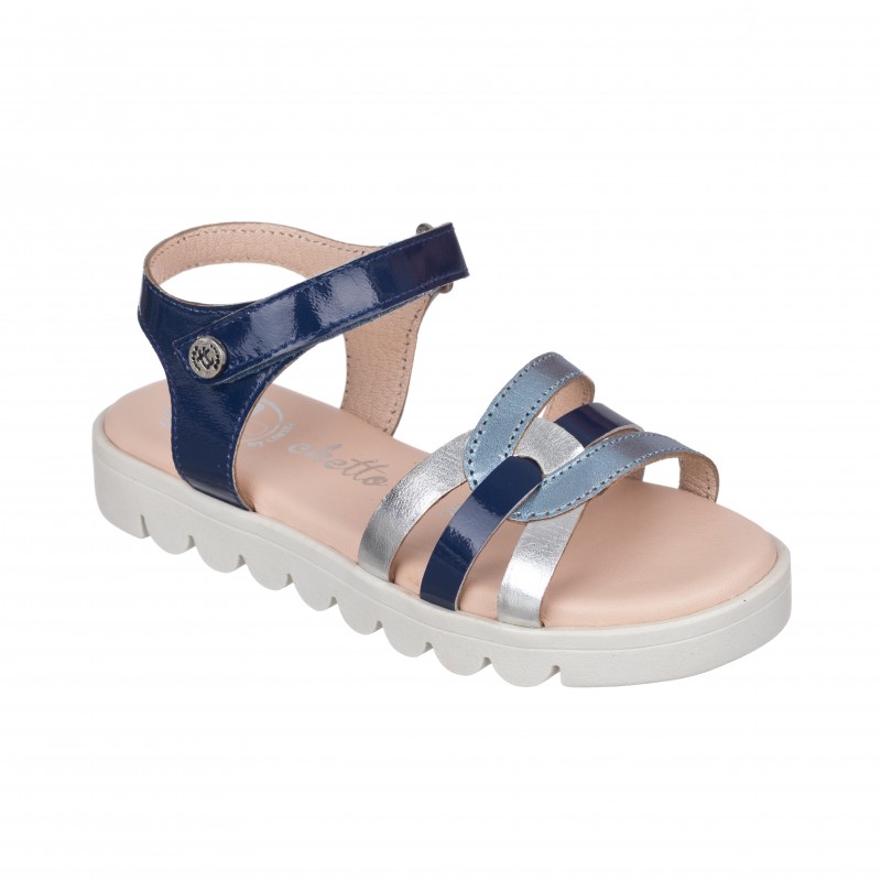 Chetto Sandalia toda en piel con suela hiper flexible Gran oferta