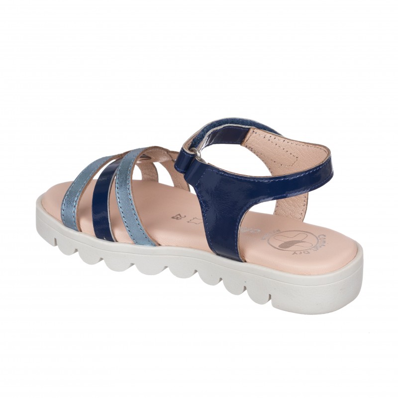 Chetto Sandalia toda en piel con suela hiper flexible Gran oferta