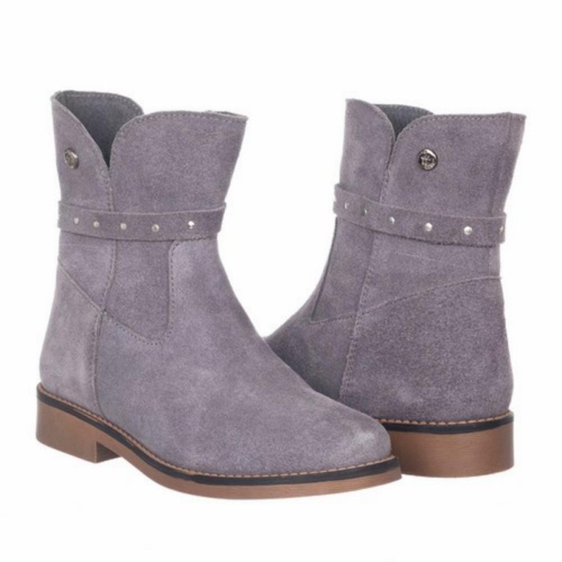 Chetto Media Bota en piel para niñas Mejor oferta