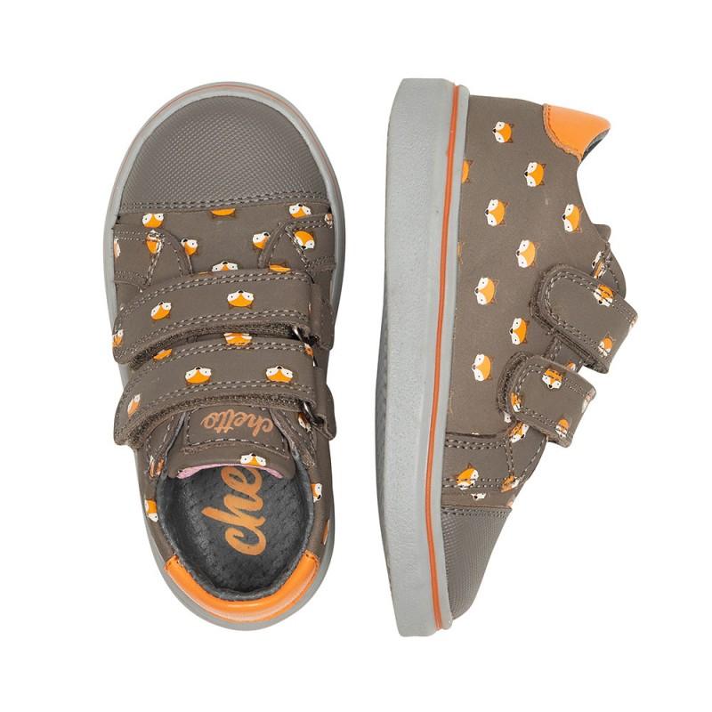 Chetto Zapato piel con dos velcros Rebajas de fin de temporada