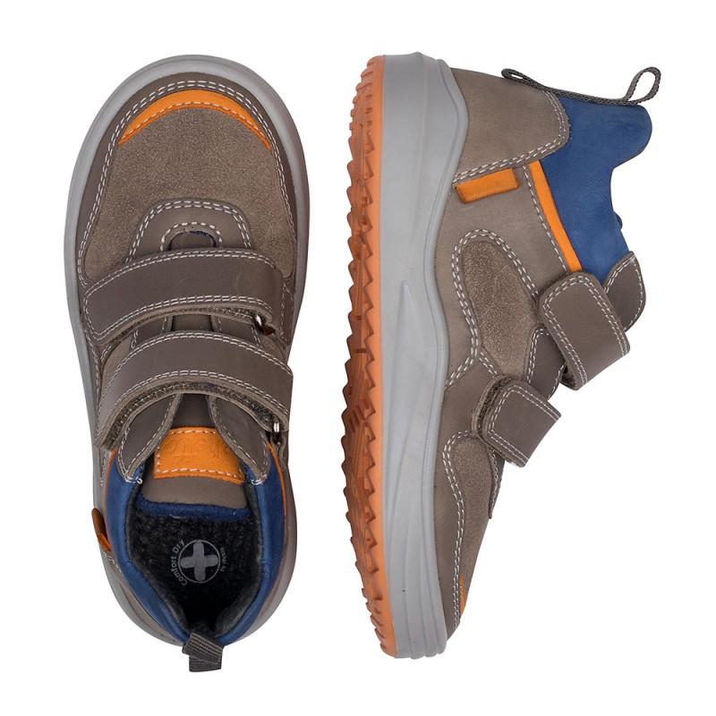 Chetto Bota Deportiva para niño a dos velcros en piel Outlet