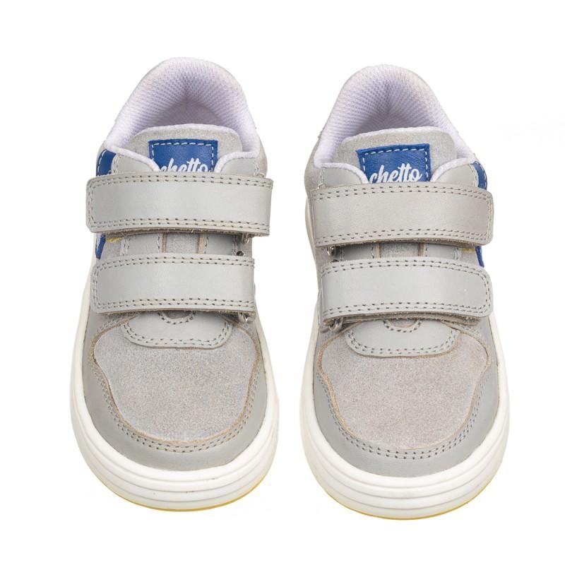 Chetto Basket niño dos velcros en piel Outlet online