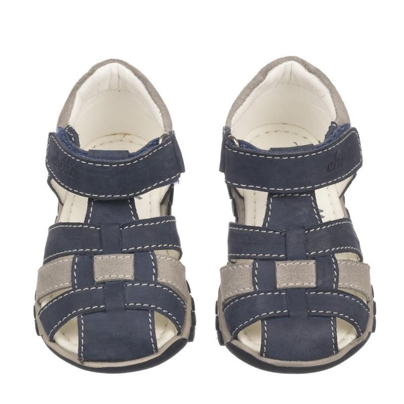 Chetto Sandalia cangrejera de velcro en piel Tienda