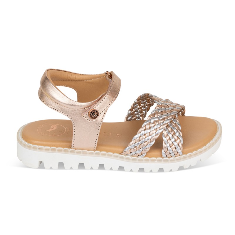 Chetto Sandalia Sport Piel Natural. Velcro/Trenza