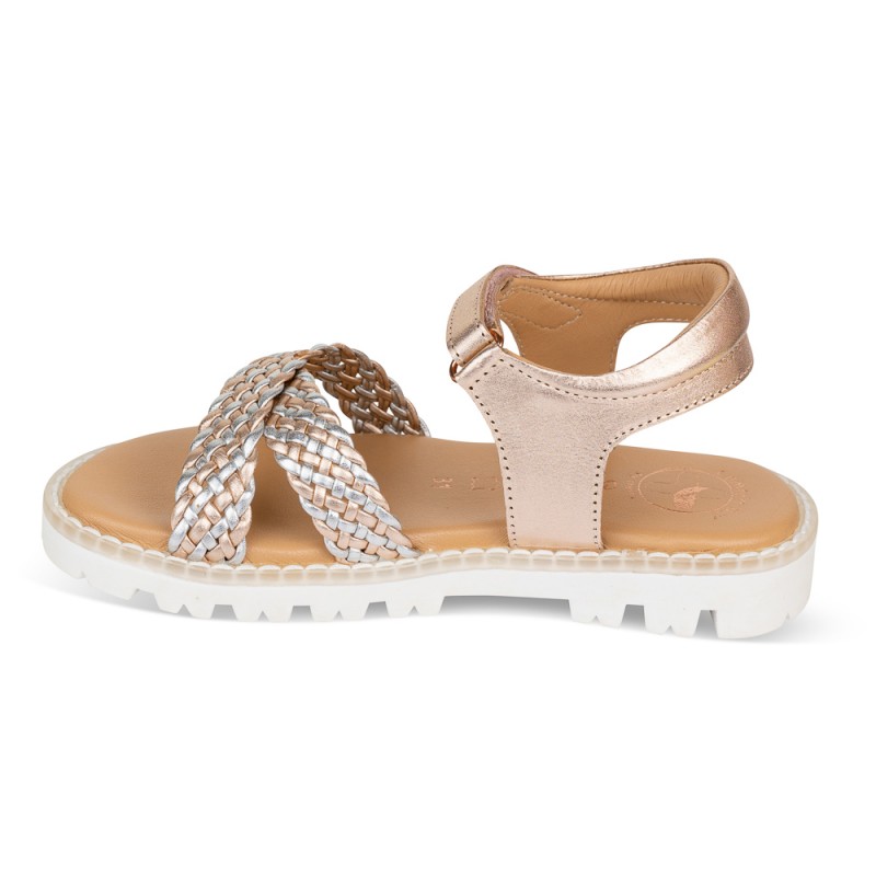 Chetto Sandalia Sport Piel Natural. Velcro/Trenza Solo hoy