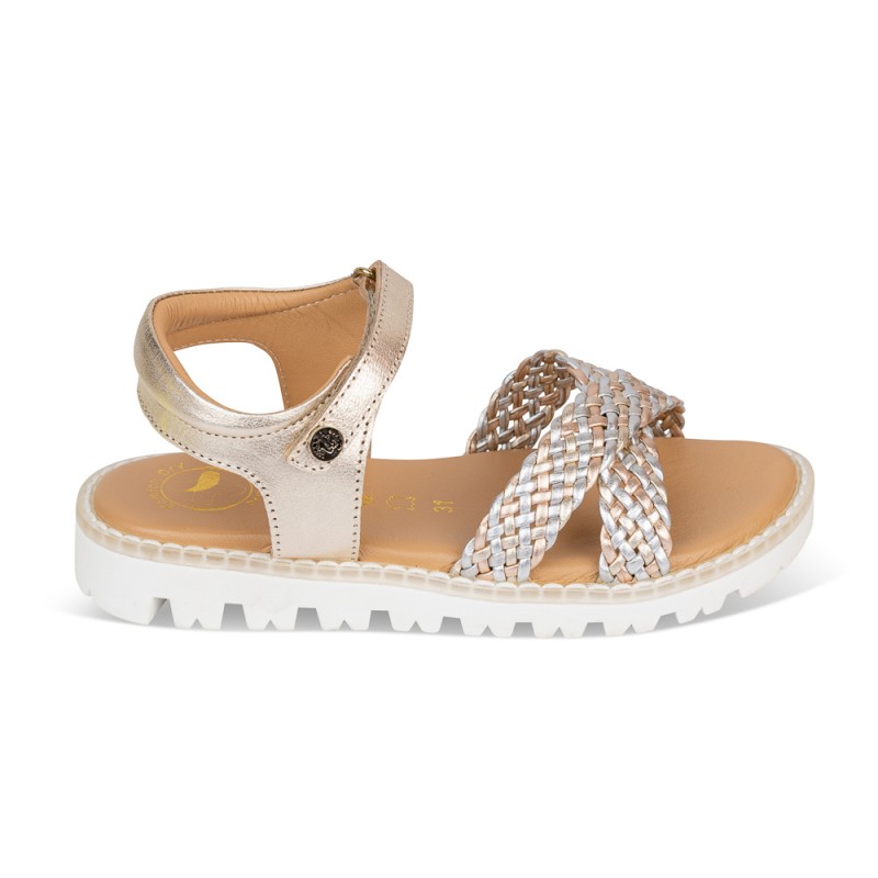 Chetto Sandalia Sport Piel Natural. Velcro/Trenza
