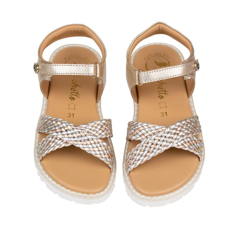 Chetto Sandalia Sport Piel Natural. Velcro/Trenza Oferta especial de fábrica
