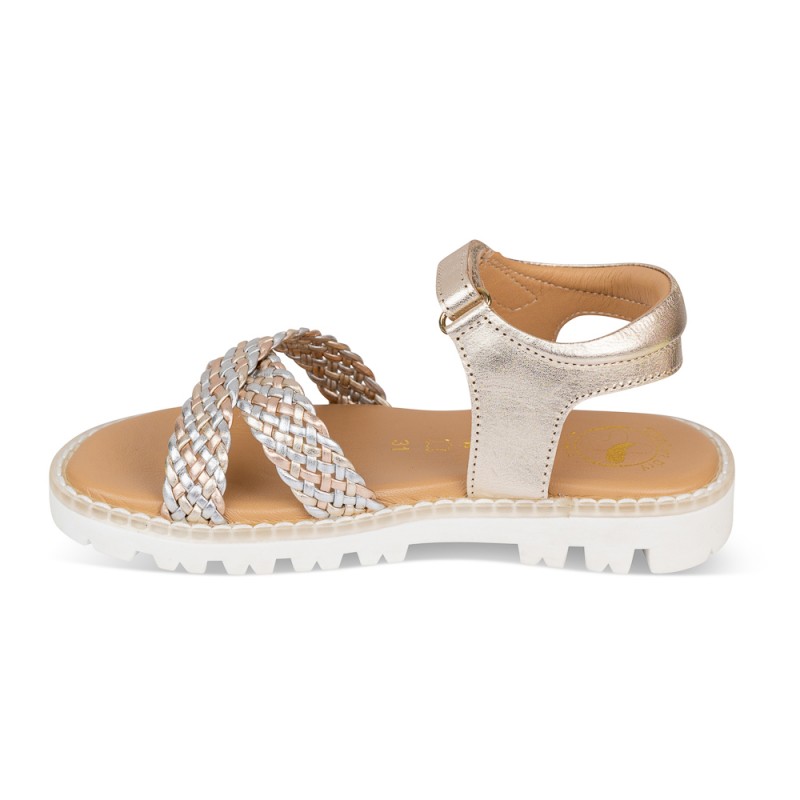Chetto Sandalia Sport Piel Natural. Velcro/Trenza Oferta especial de fábrica