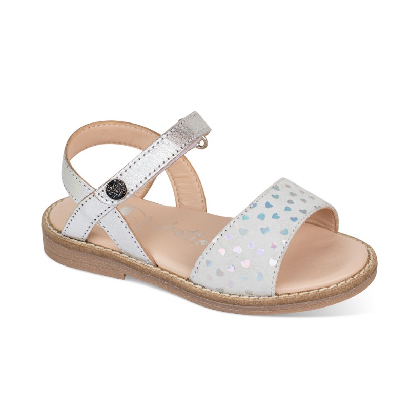 Chetto Sandalia Piel Cabra. Velcro/Corazones Libre de impuestos