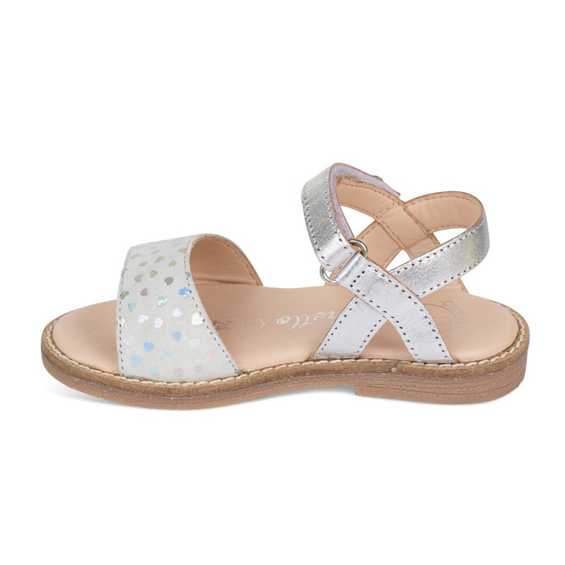 Chetto Sandalia Piel Cabra. Velcro/Corazones Libre de impuestos