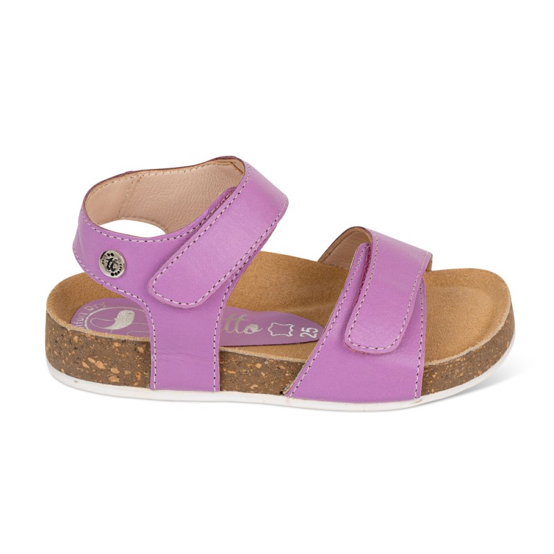 Chetto Sandalia Bios Piel Cabra. VelcroMorado