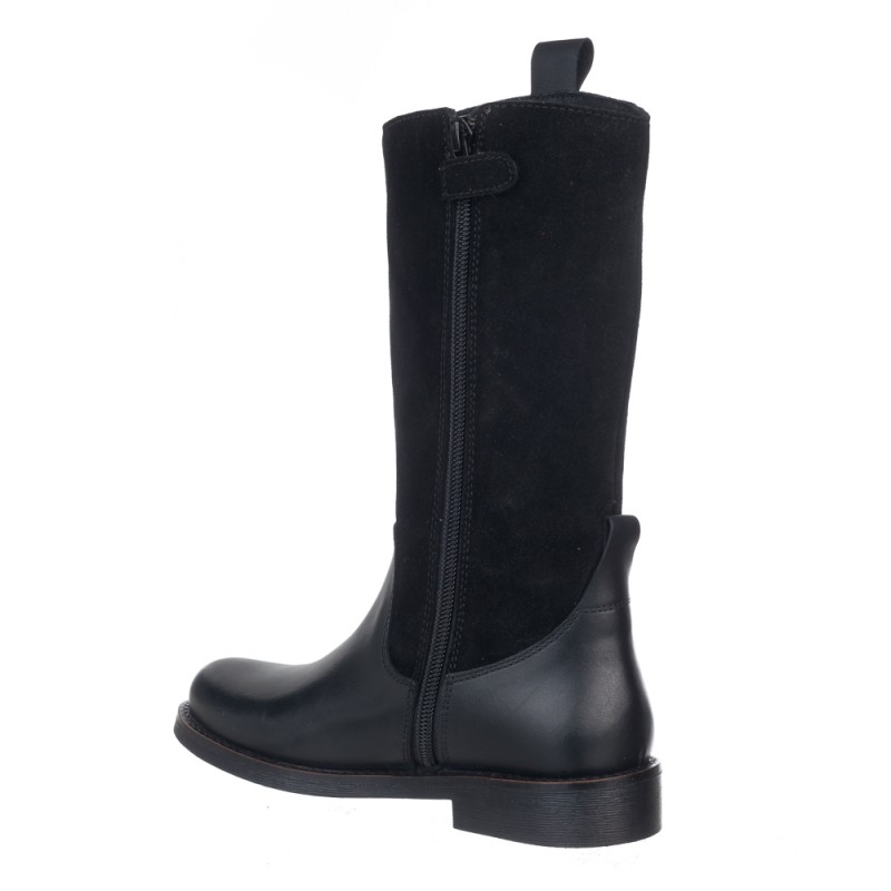 Chetto Bota alta en piel elegante para el cole Ofertas