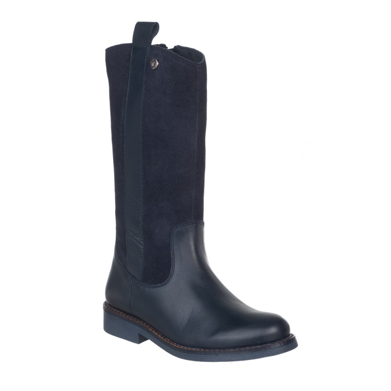 Chetto Bota alta en piel elegante para el cole Venta caliente