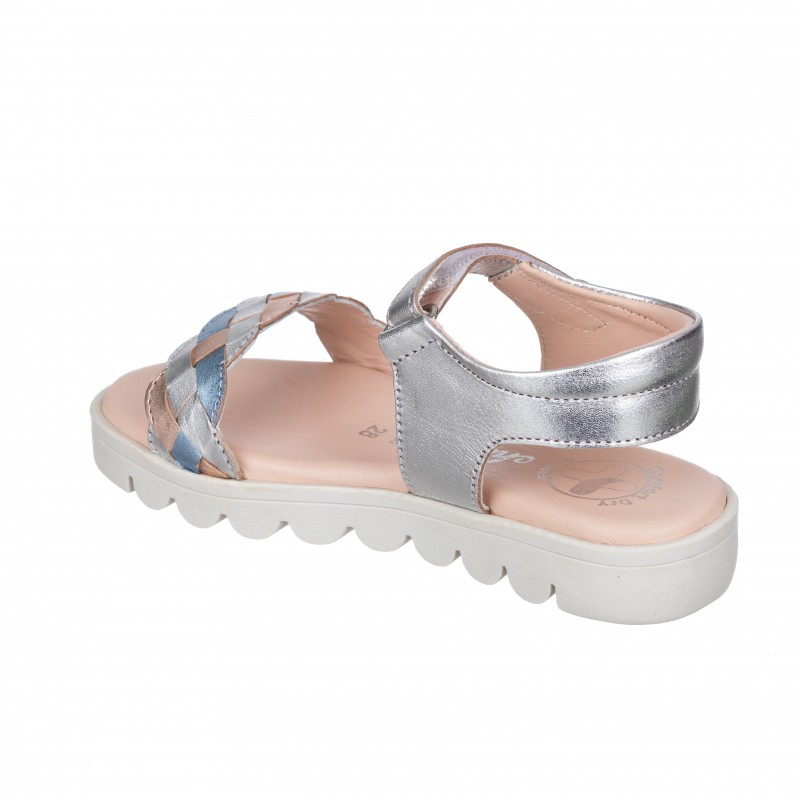 Chetto Sandalia toda en piel con suela hiper flexible Rebajas de fábrica