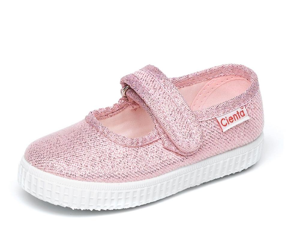 Cienta Merceditas Velcro Metalizada Tienda