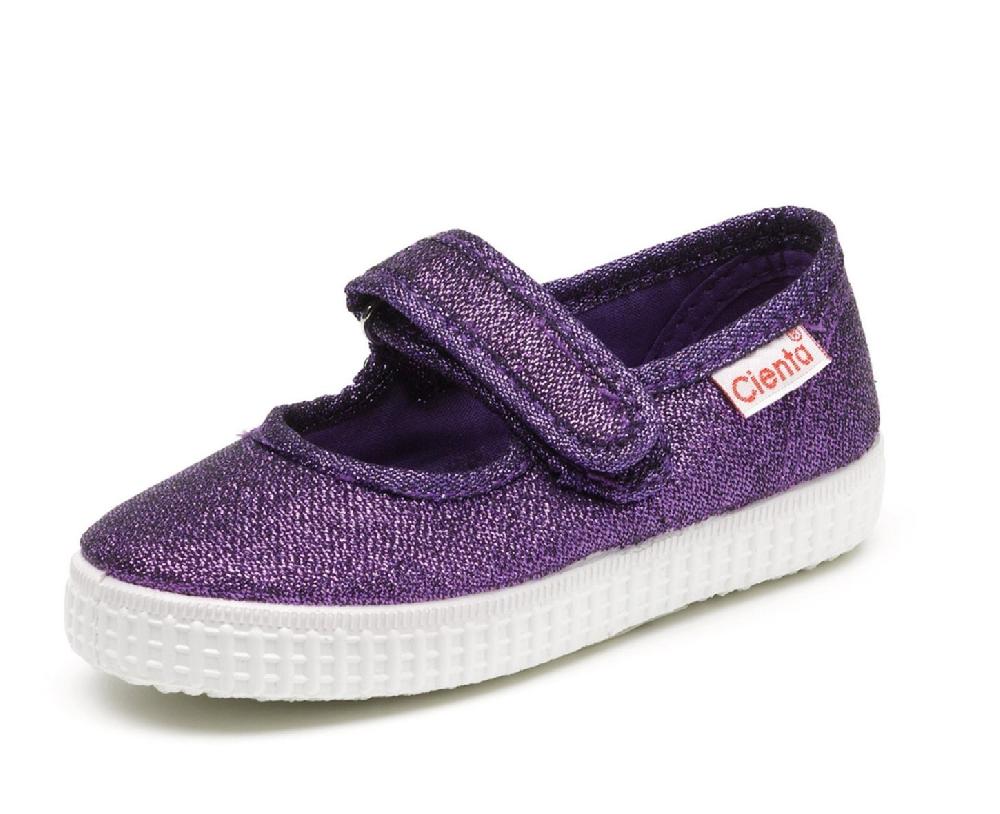 Cienta Merceditas Velcro Metalizada Tienda