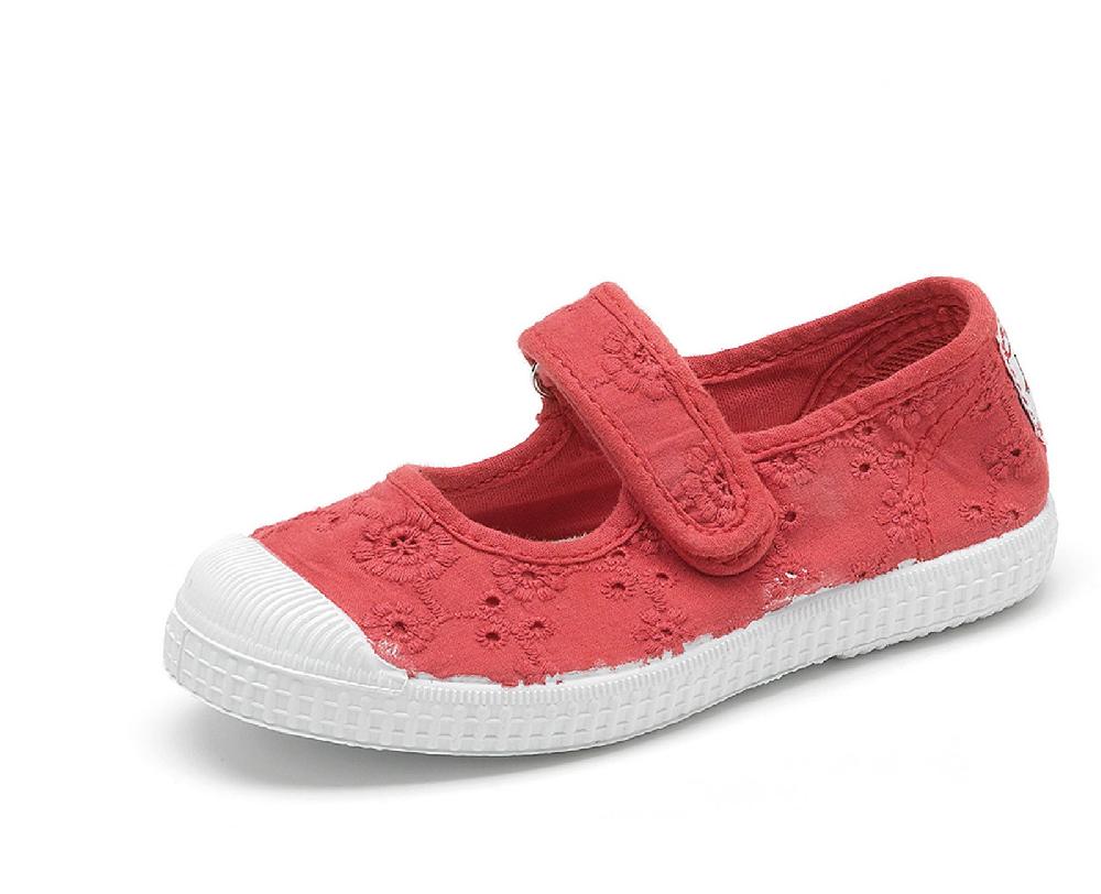 Cienta Merceditas Velcro Bordada Tienda de fábrica