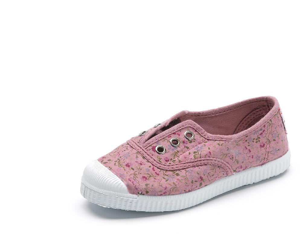 Cienta Zapatilla Ingles Flores Tintada Grandes ahorros