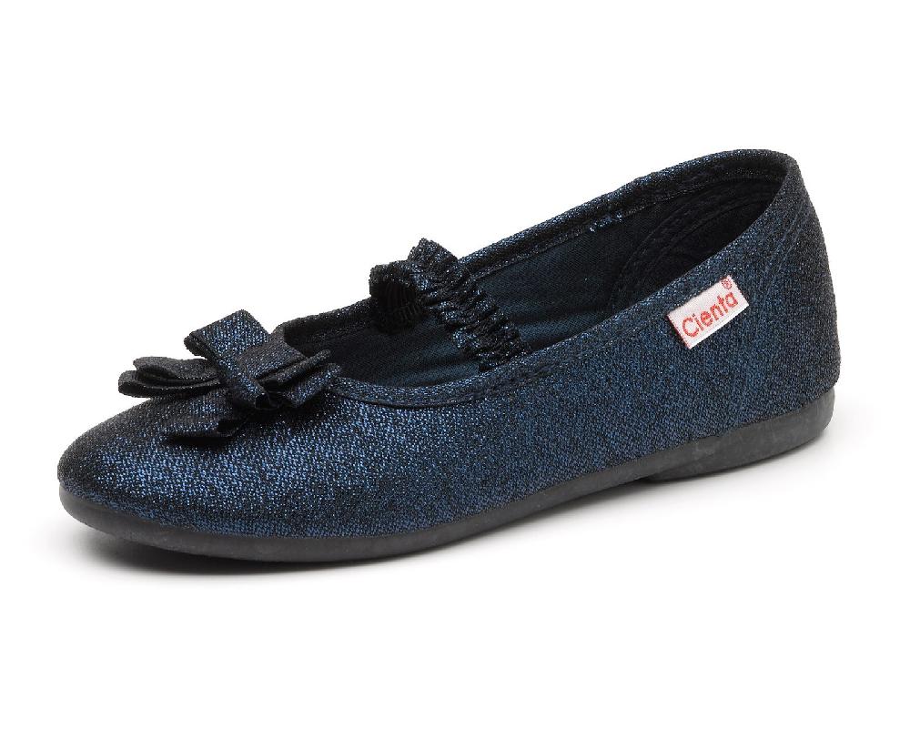 Cienta Bailarina Elastico Metalizada Lazo Rebajas